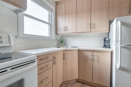 5 East 36Th Street|Unit #410B, Hamilton, ON - Indoor Photo Showing Kitchen With Double Sink
