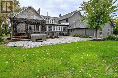 Beautiful backyard with 1000 sqft. interlock added in 2021 - 12374 County Road 43 Road, Winchester, ON 