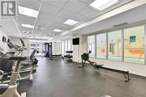 242 Rideau Street Unit#301, Ottawa, ON - Indoor Photo Showing Gym Room