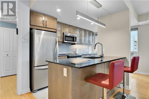 242 Rideau Street Unit#301, Ottawa, ON - Indoor Photo Showing Kitchen With Upgraded Kitchen