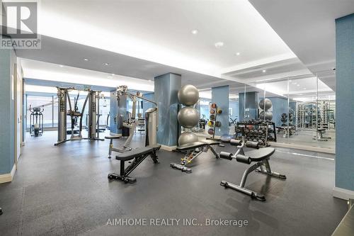 #1606 -50 Wellesley St E, Toronto, ON - Indoor Photo Showing Gym Room