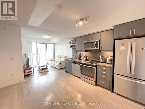 #1606 -50 Wellesley St E, Toronto, ON - Indoor Photo Showing Kitchen With Stainless Steel Kitchen