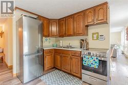 furnished with compact stainless steel appliances - 