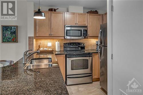 323 Winona Avenue Unit#310, Ottawa, ON - Indoor Photo Showing Kitchen With Double Sink