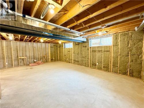 Basement ready for finishing - 384 Rosner Drive, Port Elgin, ON - Indoor Photo Showing Basement