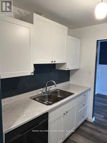 #202B -221 North Park St, Belleville, ON - Indoor Photo Showing Kitchen With Double Sink