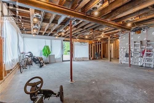 APPROXIMATELY 1100 SQ FT OF COMMERCIAL - 310 Main Street, Sauble Beach, ON - Indoor Photo Showing Basement