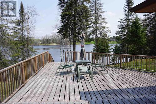 59 Ontario St, Elk Lake, ON - Outdoor With Body Of Water With Deck Patio Veranda