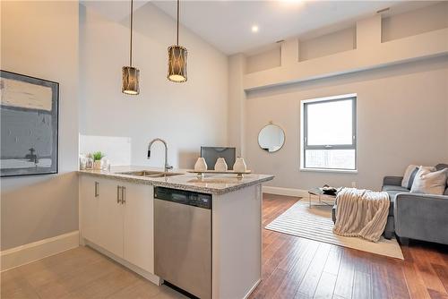 112 King Street E|Unit #Lph01, Hamilton, ON - Indoor Photo Showing Kitchen With Double Sink