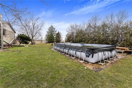 2894 South Grimsby Rd 19, West Lincoln, ON - Outdoor With Above Ground Pool With Backyard