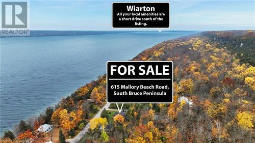 615 Mallory Beach Road, South Bruce Peninsula, ON - Outdoor With Body Of Water With View