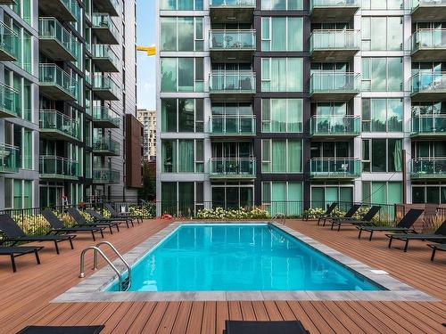 Pool - 1105-190 Rue Murray, Montréal (Le Sud-Ouest), QC - Outdoor With Balcony