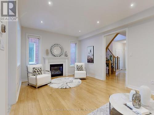 65 Princess Diana Drive, Markham, ON - Indoor Photo Showing Living Room With Fireplace