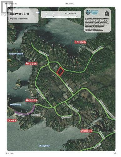 Aerial w/access points - Part 18 Richwood Drive, Skerryvore, ON 