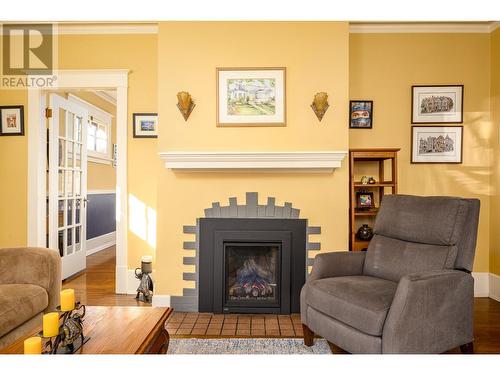2506 26Th Street, Vernon, BC - Indoor Photo Showing Living Room With Fireplace