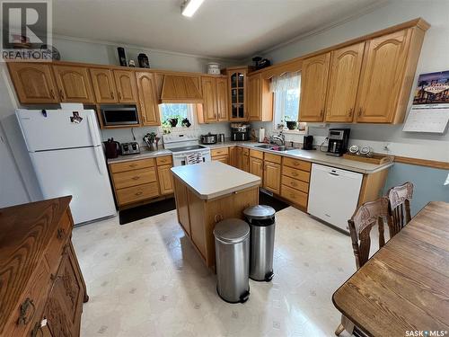 38 Wilson Street, Birch Hills, SK - Indoor Photo Showing Kitchen With Double Sink