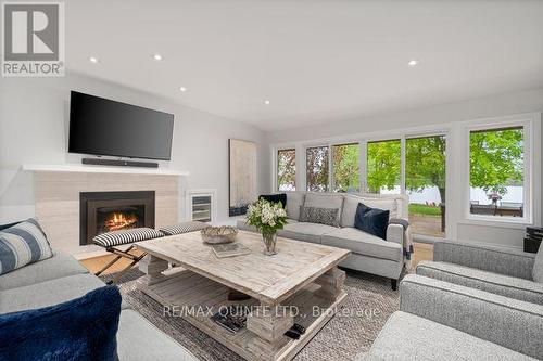 12598 Loyalist Parkway, Prince Edward County, ON - Indoor Photo Showing Living Room With Fireplace