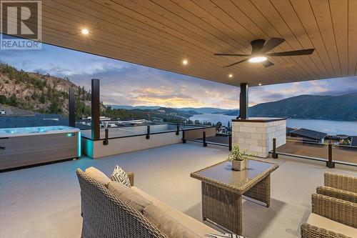 9829 Beacon Hill Crescent, Lake Country, BC - Outdoor With Deck Patio Veranda With View