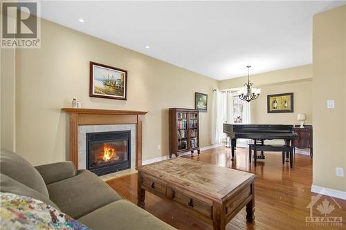 691 Vermillion Drive, Ottawa, ON - Indoor Photo Showing Living Room With Fireplace