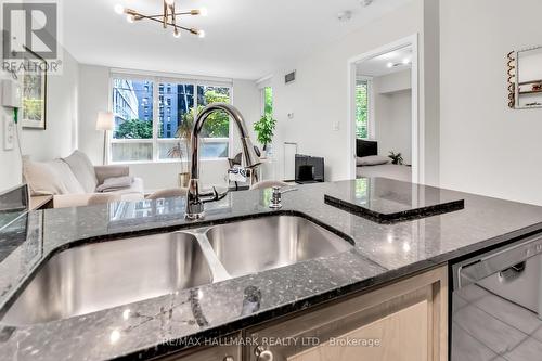 207 - 188 Redpath Avenue, Toronto, ON - Indoor Photo Showing Kitchen With Double Sink