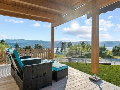 2810 Outlook Way, Naramata, BC - Outdoor With Body Of Water With Deck Patio Veranda With View With Exterior