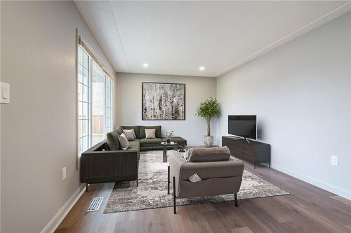 Virtual Staging - 109 Byron Avenue, Stoney Creek, ON - Indoor Photo Showing Living Room