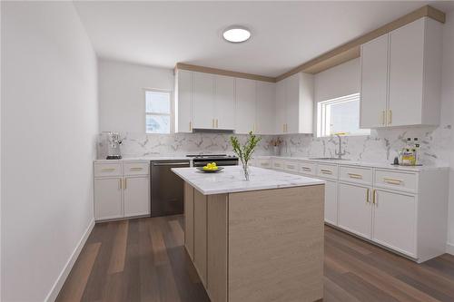 Virtually Rendered - 109 Byron Avenue, Stoney Creek, ON - Indoor Photo Showing Kitchen