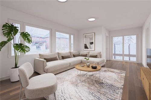 Virtually Rendered - 109 Byron Avenue, Stoney Creek, ON - Indoor Photo Showing Living Room