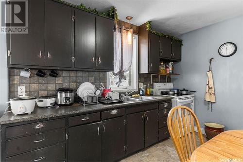 508 4Th Avenue E, Watrous, SK - Indoor Photo Showing Kitchen With Double Sink