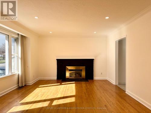 #Main -43 Second Ave, Quinte West, ON - Indoor Photo Showing Living Room With Fireplace