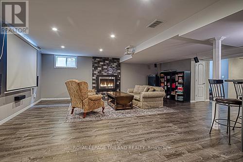 224 Boyd Blvd, Zorra, ON - Indoor With Fireplace