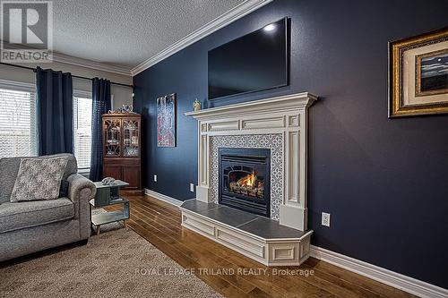 224 Boyd Blvd, Zorra, ON - Indoor Photo Showing Living Room With Fireplace