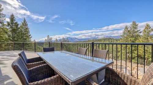 3407 Crooked Tree Place, Fairmont Hot Springs, BC - Outdoor With Deck Patio Veranda