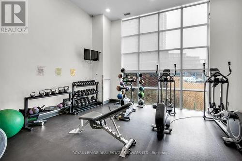 #816 -125 Western Battery Rd, Toronto, ON - Indoor Photo Showing Gym Room
