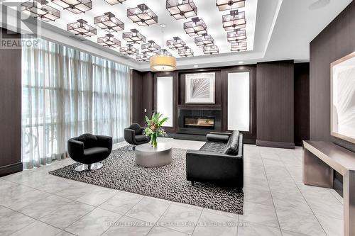 #816 -125 Western Battery Rd, Toronto, ON - Indoor With Fireplace