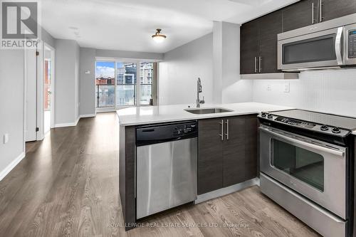 #816 -125 Western Battery Rd, Toronto, ON - Indoor Photo Showing Kitchen With Stainless Steel Kitchen With Upgraded Kitchen