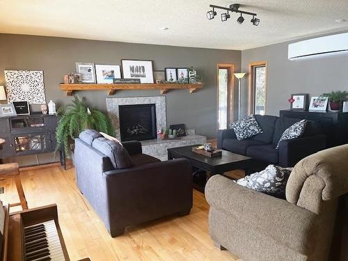 77 Northshore Road, Dryden, ON - Indoor Photo Showing Living Room With Fireplace