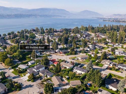 452 Barkley Road, Kelowna, BC - Outdoor With Body Of Water With View