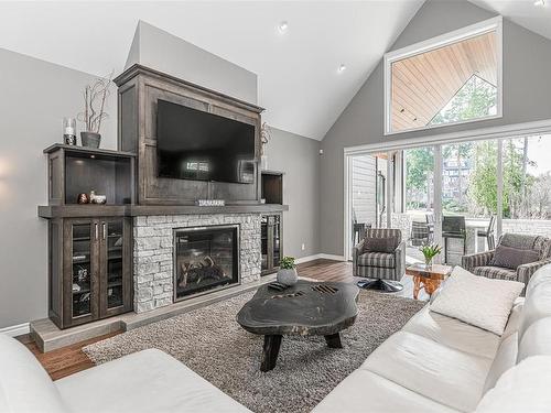 1327 Champions Crt, Langford, BC - Indoor Photo Showing Living Room With Fireplace
