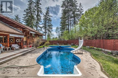 98 Twin Lakes Road, Enderby, BC - Outdoor With In Ground Pool With Backyard