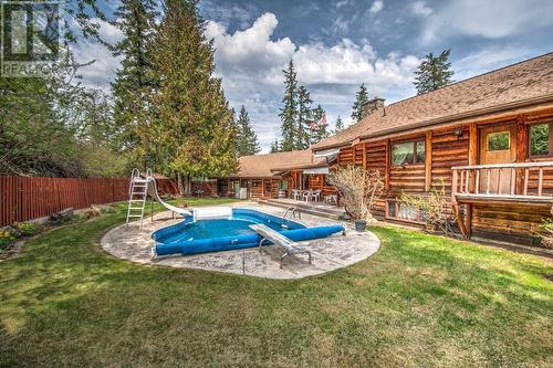 98 Twin Lakes Road, Enderby, BC - Outdoor With In Ground Pool With Deck Patio Veranda With Backyard