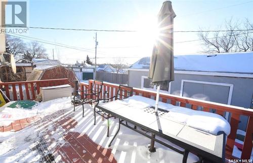 1121 Hochelaga Street W, Moose Jaw, SK - Outdoor With Deck Patio Veranda