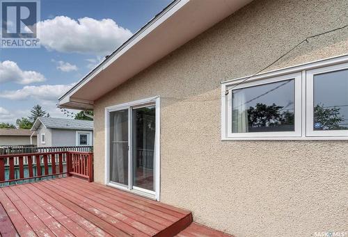 1121 Hochelaga Street W, Moose Jaw, SK - Outdoor With Deck Patio Veranda With Exterior