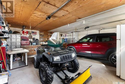 Anderson Acreage, Francis Rm No. 127, SK - Indoor Photo Showing Garage