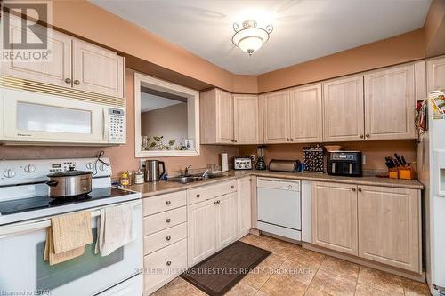 #57 -9 Ailsa Pl, London, ON - Indoor Photo Showing Kitchen With Double Sink