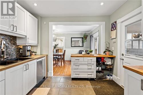 23 Catherine Street, St. Catharines, ON - Indoor Photo Showing Kitchen With Double Sink
