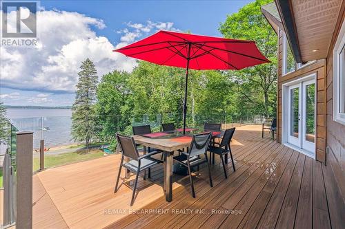 2179 Pickerel & Jack Lake Road, Burk'S Falls, ON - Outdoor With Body Of Water With Deck Patio Veranda With Exterior