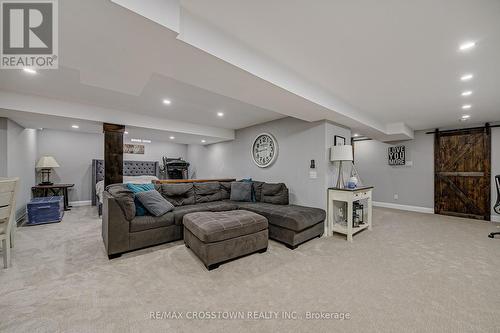 92 Golden Meadow Rd, Barrie, ON - Indoor Photo Showing Living Room With Fireplace