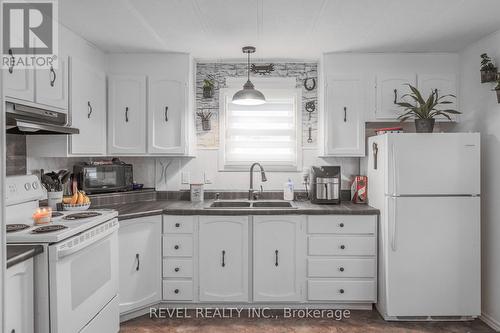20 Homewood Ave, Kawartha Lakes, ON - Indoor Photo Showing Kitchen With Double Sink