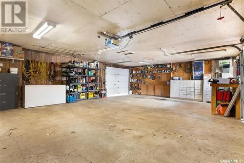 Kronau Acreage, Lajord Rm No. 128, SK - Indoor Photo Showing Garage
